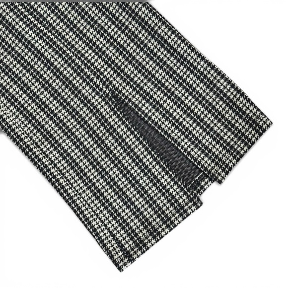 Michael Michael Kors Houndstooth Flare Pull-On Pants Stretchy L Black White NWT - Picture 3 of 9